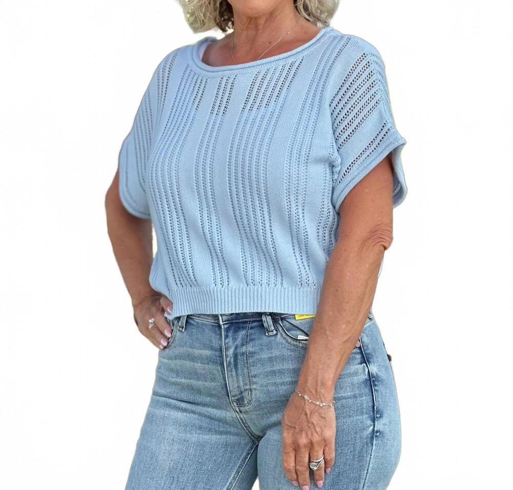 NEW SIMPLY SOUTHERN lighten up sweater in mist